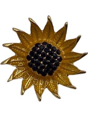 Ginger Snap #201 - “Yellow Summer Sunflower” For 18mm Snap Jewelry! 🌻